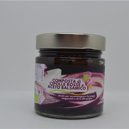 Composta di Cipolle Rosse e Aceto Balsamico 230g